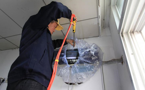 中央空調(diào)清洗消毒_距你300米